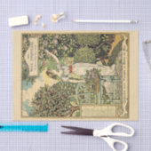 Schoongemaakt Jardinière 1896 Tissuepapier (Craft)