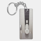 Schoongemaakte badkamer sleutelhanger (Voorkant Links)