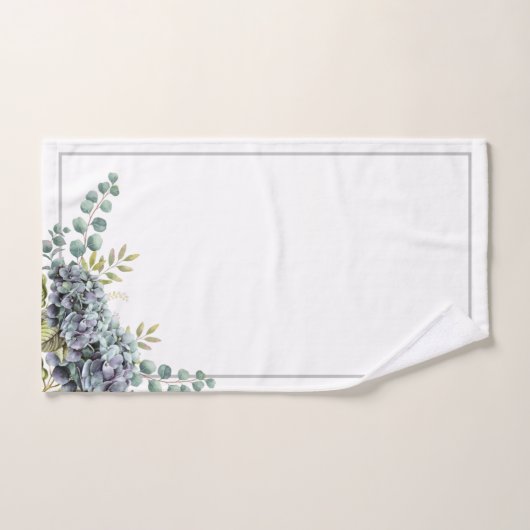Schoongemaakte hydrangeas Eucalyptus Bathroom Towe Bad Handdoek (Handdoek)