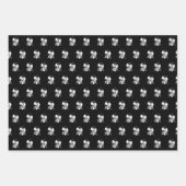 Schoongeschenk met dodenhoofd inpakpapier vel (Voorkant 2)