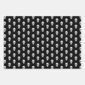 Schoongeschenk met dodenhoofd inpakpapier vel (Voorkant)