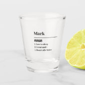 SCHOONGLAS SHOT GLAS (Voorkant)