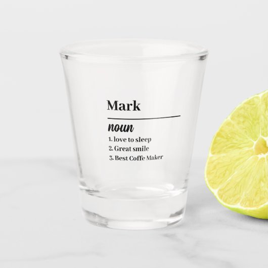 SCHOONGLAS SHOT GLAS (Voorkant)