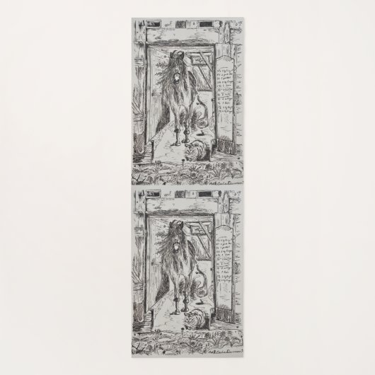 Schoonheden en het Beest - Yoga Mat (Achterkant)