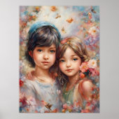 Schoonheden met Bloemen Poster (Voorkant)