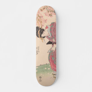 Schoonheden onder Cherry Blossoms Ukiyo-e Persoonlijk Skateboard