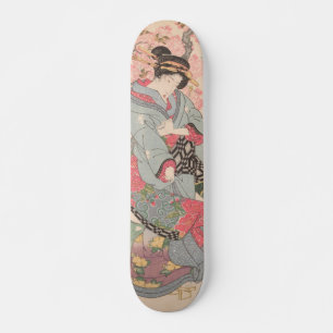 Schoonheden onder Cherry Blossoms Ukiyo-e Persoonlijk Skateboard