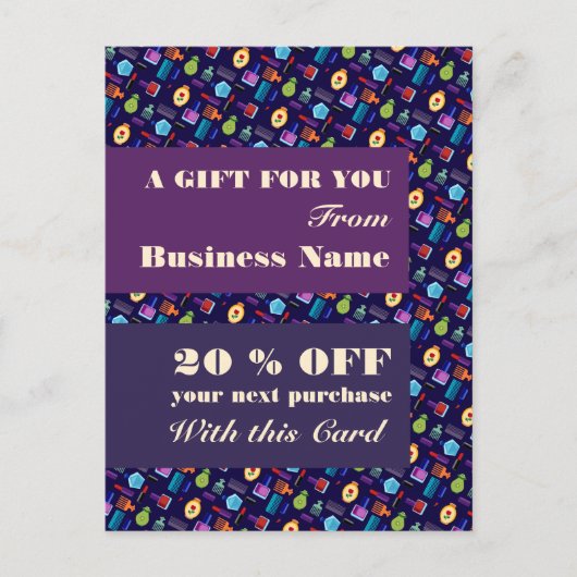 Schoonheid Accessoires Schoonheidsspecialiste & Ka Briefkaart (Voorkant)