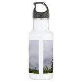 Schoonheid achter de fles met wolken water (Achterkant)