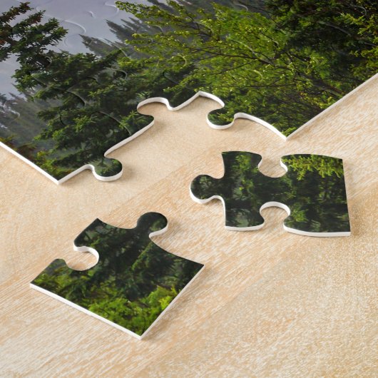 Schoonheid achter de wolken legpuzzel (Zijkant)