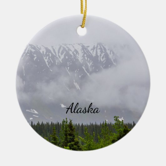 Schoonheid Achter De Wolken Ornament (Voorkant)