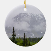 Schoonheid Achter De Wolken Ornament (Achterkant)
