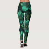 Schoonheid Amaryllis Luxe Mode Hardlopen Leggings (Achterkant)