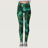 Schoonheid Amaryllis Luxe Mode Hardlopen Leggings (Voorkant)