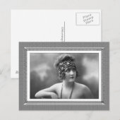  schoonheid - Anticipatie - in zwart-wit Briefkaart (Voorkant / Achterkant)