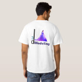 Schoonheid Assepoester 3D Modeling = T-shirt (Achterkant volledig)