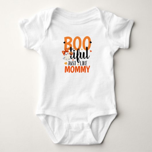 Schoonheid Baby Meisje Eerste Halloween Baby Bodys Romper (Voorkant)
