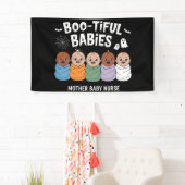 Schoonheid Baby's Moeder Baby Verpleegster Hallowe Spandoek (Insitu)