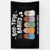 Schoonheid Baby's Moeder Baby Verpleegster Hallowe Spandoek (Verticaal)