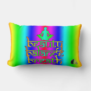 Schoonheid Balans Adem Regenboog Intenties Kussen