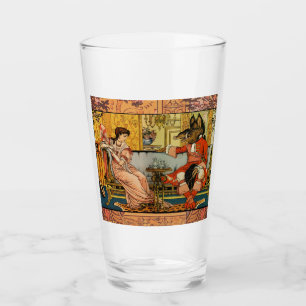 Schoonheid Beest Klassieke Sprookjesfiguren Glas