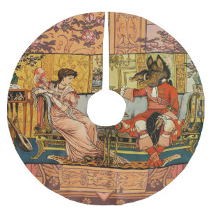 Schoonheid Beest Klassieke Sprookjesfiguren Kerstboom Rok