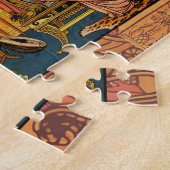 Schoonheid Beest Klassieke Sprookjesfiguren Legpuzzel (Zijkant)