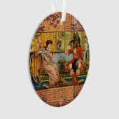 Schoonheid Beest Klassieke Sprookjesfiguren Ornament (voorkant)