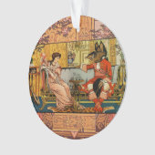 Schoonheid Beest Klassieke Sprookjesfiguren Ornament (voorkant)