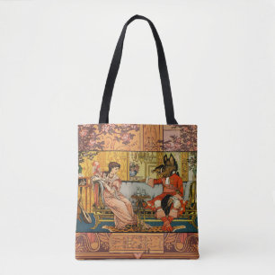 Schoonheid Beest Klassieke Sprookjesfiguren Tote Bag