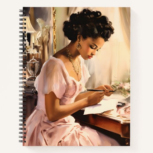  schoonheid betoverende jaren 1940 make-up girly notitieboek (Voorkant)