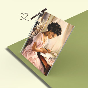  schoonheid betoverende jaren 1940 make-up girly notitieboek