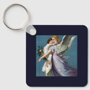 Schoonheid Bewakersengel Schilderij Sleutelhanger