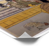 Schoonheid bij de Toothpick-up Old Artwork Poster (Hoek)