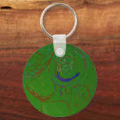 Schoonheid Binnen Tweekleurige Sleutelhanger (Voorkant)