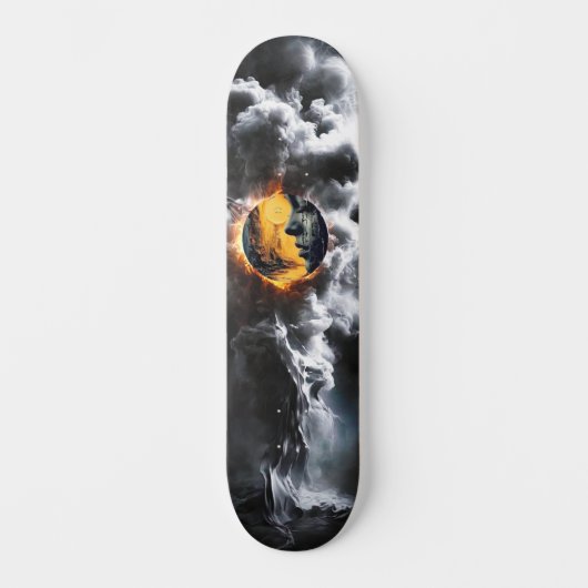 Schoonheid binnenin DUISTERNIS Persoonlijk Skateboard (Voorkant)