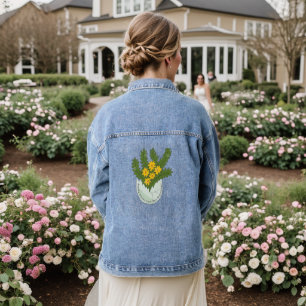 Schoonheid Bloeit Van Nieuw Begin - Symbolische Bl Denim Jacket