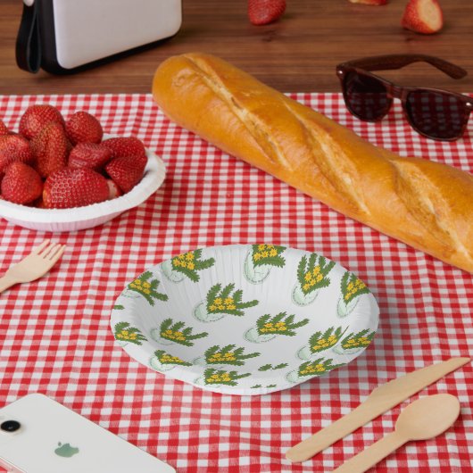 Schoonheid Bloeit Van Nieuw Begin - Symbolische Bl Papieren Kommen (Picknick)