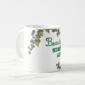 Schoonheid Botanische Typografie Koffiemok (Voorkant links)