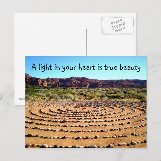 Schoonheid Briefkaart (Voorkant / Achterkant)