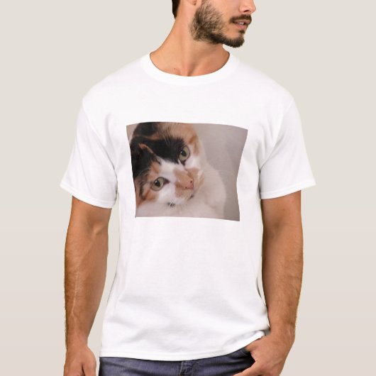 Schoonheid Calico Kat T-shirt (Voorkant)