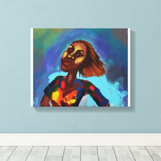 Schoonheid Canvas Afdruk (Insitu (Houten vloer))