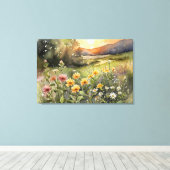 Schoonheid Canvas Afdruk (Insitu (Houten vloer))