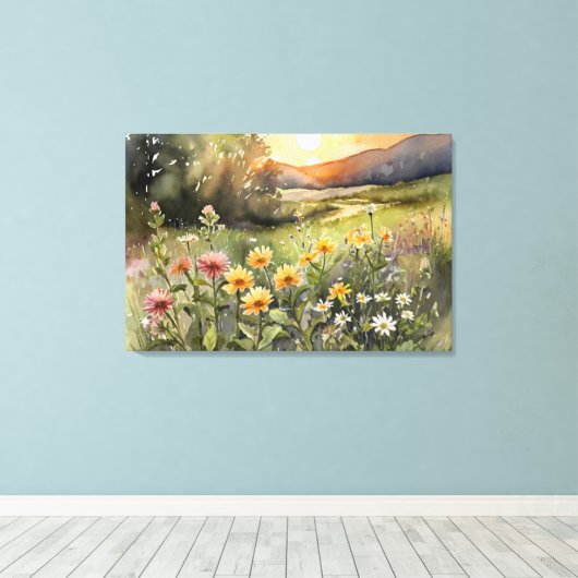 Schoonheid Canvas Afdruk (Insitu (Houten vloer))