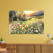 Schoonheid Canvas Afdruk (Insitu (Woonkamer))