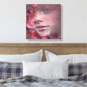 Schoonheid Canvas Afdruk (Insitu (Slaapkamer))