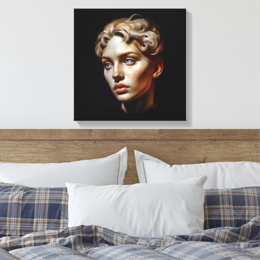 Schoonheid Canvas Afdruk (Insitu (Slaapkamer))