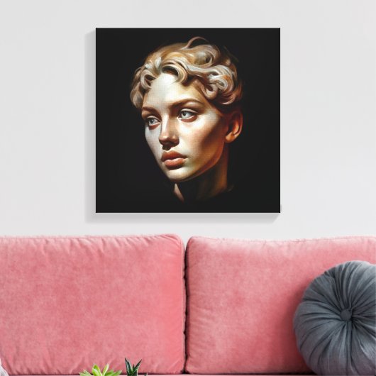 Schoonheid Canvas Afdruk (Insitu (Woonkamer))