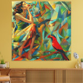 Schoonheid Canvas Afdruk (Insitu (Woonkamer))