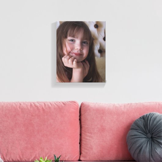 Schoonheid Canvas Afdruk (Insitu (Woonkamer))